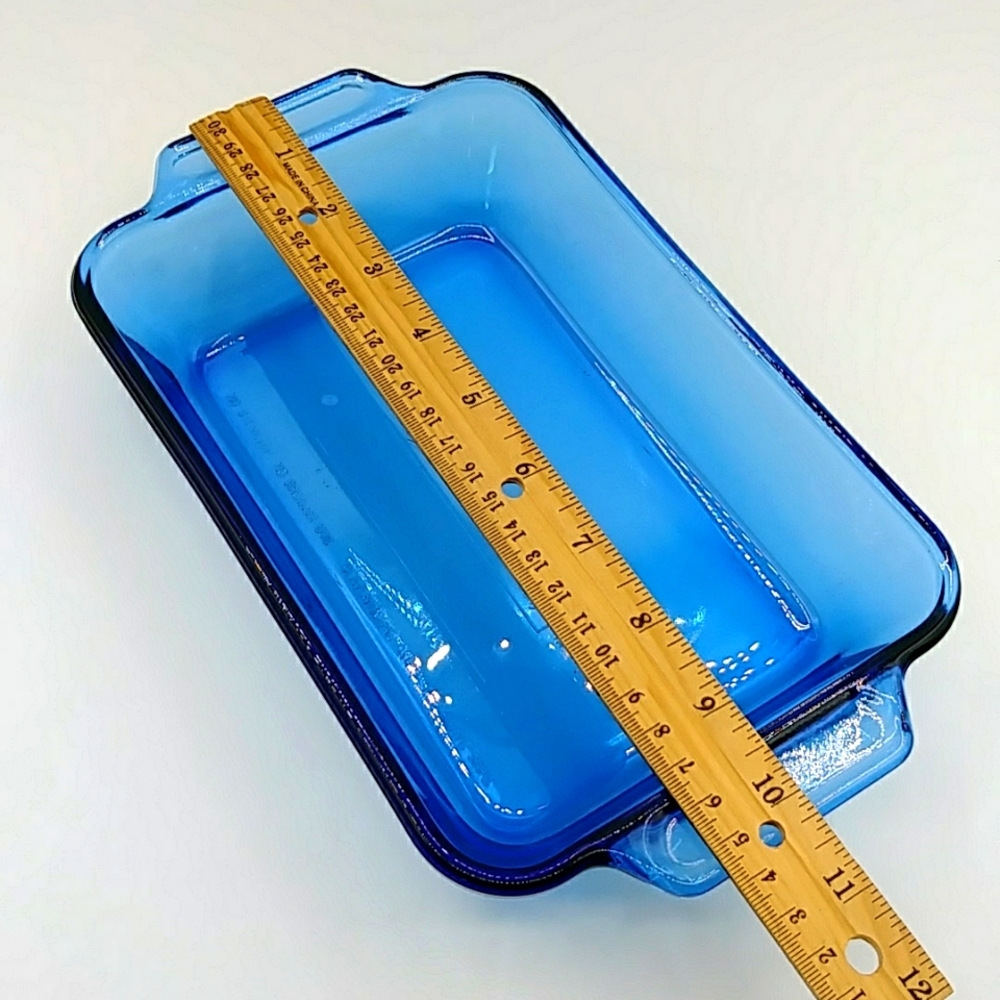 Anchor Hocking Blue Baking Dish 6x9" 1 Quart - Picture 5 of 7